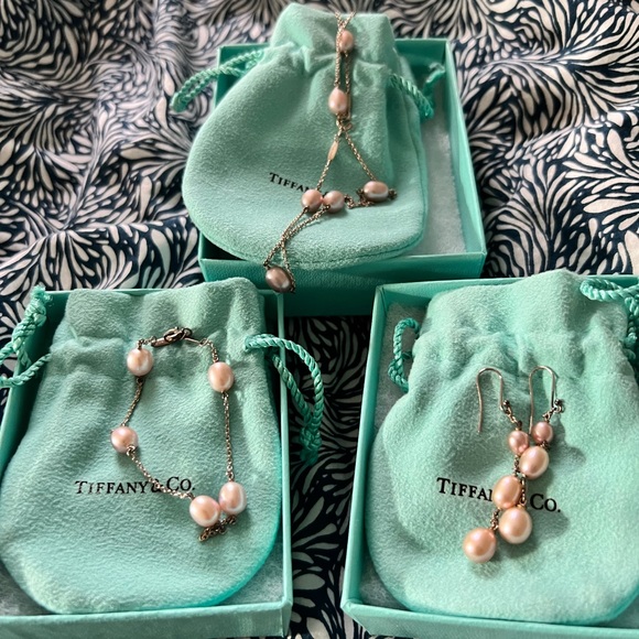 Tiffany & Co. Elsa Peretti pink pearls - Picture 2 of 2